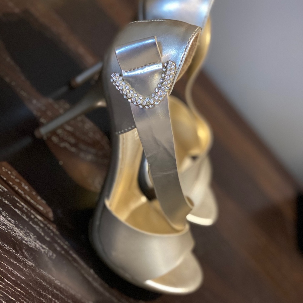 Gold heels